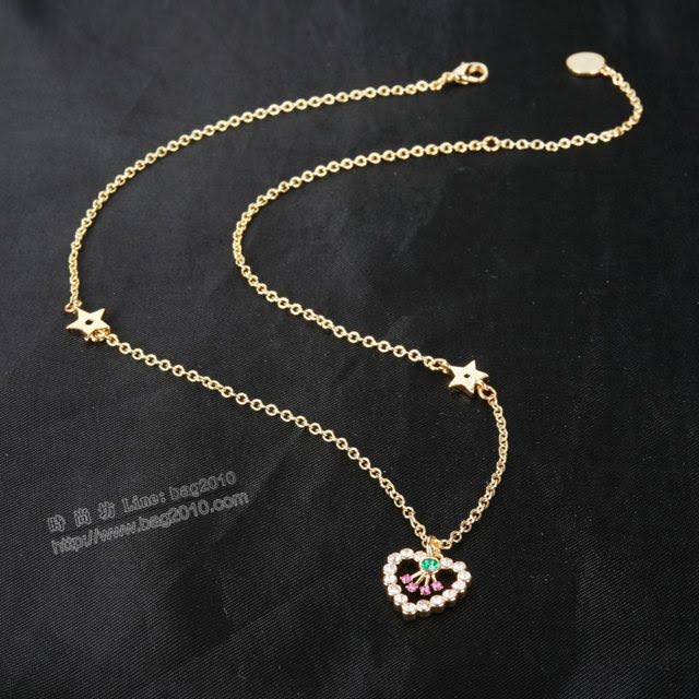 Dior飾品 迪奧經典熱銷款愛心字母項鏈  zgd1045